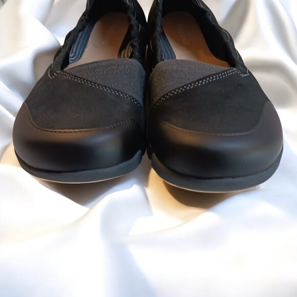 Clarks Tri Adapt Trigenic Shoes - Black Nubuck Leather, Size 8.5, New in Box - Picture 6 of 12